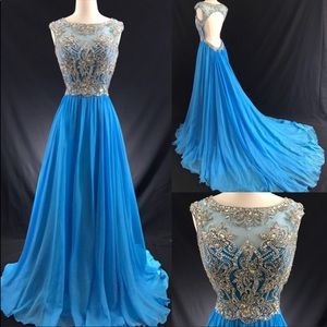 Custom Rachel Allan Dress